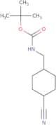 trans-4-N-Boc-Aminomethyl-cyclohexanecarbonitrile