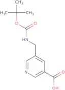 5-(((tert-Butoxycarbonyl)amino)methyl)nicotinic acid