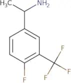 1-[4-Fluoro-3-(trifluoromethyl)phenyl]ethan-1-amine
