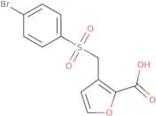3-[(4-Bromobenzenesulfonyl)methyl]furan-2-carboxylic acid