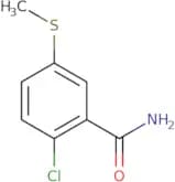 2-Chloro-5-(methylsulfanyl)benzamide