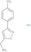 [3-(4-Methylphenyl)-1,2-oxazol-5-yl]methanamine hydrochloride