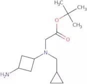 tert-Butyl 2-[(3-aminocyclobutyl)(cyclopropylmethyl)amino]acetate