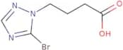 4-(5-Bromo-1H-1,2,4-triazol-1-yl)butanoic acid