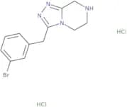 3-[(3-Bromophenyl)methyl]-5H,6H,7H,8H-[1,2,4]triazolo[4,3-a]pyrazine dihydrochloride