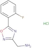 [5-(2-Fluorophenyl)-1,2,4-oxadiazol-3-yl]methanamine hydrochloride