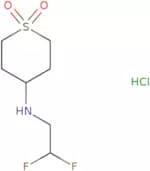 N-(2,2-Difluoroethyl)tetrahydro-2H-thiopyran-4-amine 1,1-dioxide hydrochloride