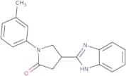4-(1H-Benzimidazol-2-yl)-1-(3-methylphenyl)pyrrolidin-2-one