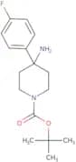 4-Amino-4-(4-fluoro-phenyl)-piperidine-1-carboxylic acid tert-butyl ester