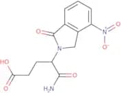5-Amino-4-(4-nitro-1-oxoisoindolin-2-yl)-5-oxopentanoic acid