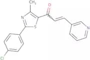 (2E)-1-[2-(4-Chlorophenyl)-4-methyl-1,3-thiazol-5-yl]-3-(pyridin-3-yl)prop-2-en-1-one