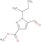 Methyl 1-(butan-2-yl)-5-formyl-1H-pyrazole-3-carboxylate