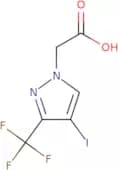 2-[4-Iodo-3-(trifluoromethyl)-1H-pyrazol-1-yl]acetic acid