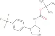 tert-Butyl N-{4-[4-(trifluoromethyl)phenyl]pyrrolidin-3-yl}carbamate
