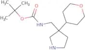 N-Boc-(3-(tetrahydro-2H-pyran-4-yl)pyrrolidin-3-yl)methanamine