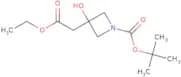 Tert-Butyl 3-(2-Ethoxy-2-Oxoethyl)-3-Hydroxyazetidine-1-Carboxylate