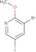 3-Bromo-5-iodo-2-methoxypyridine