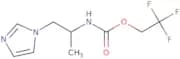 2,2,2-Trifluoroethyl N-[1-(1H-imidazol-1-yl)propan-2-yl]carbamate