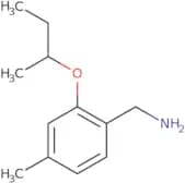 [2-(Butan-2-yloxy)-4-methylphenyl]methanamine