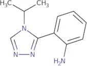 2-[4-(Propan-2-yl)-4H-1,2,4-triazol-3-yl]aniline