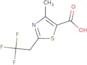 4-Methyl-2-(2,2,2-trifluoroethyl)-1,3-thiazole-5-carboxylic acid