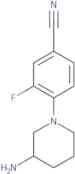 4-(3-Aminopiperidin-1-yl)-3-fluorobenzonitrile