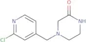 4-[(2-Chloropyridin-4-yl)methyl]piperazin-2-one