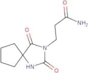 3-{2,4-Dioxo-1,3-diazaspiro[4.4]nonan-3-yl}propanamide