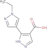 3-(1-Ethyl-1H-pyrazol-4-yl)-1H-pyrazole-4-carboxylic acid