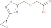 2-[(3-Cyclopropyl-1,2,4-oxadiazol-5-yl)methoxy]acetic acid