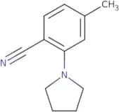 4-Methyl-2-(pyrrolidin-1-yl)benzonitrile