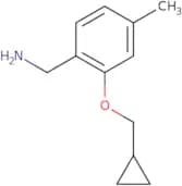 [2-(Cyclopropylmethoxy)-4-methylphenyl]methanamine
