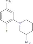 1-(2-Fluoro-5-methylphenyl)piperidin-3-amine