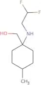 {1-[(2,2-Difluoroethyl)amino]-4-methylcyclohexyl}methanol