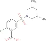 2-Chloro-5-[(3,5-dimethylpiperidin-1-yl)sulfonyl]benzoic acid