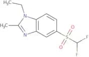 5-Difluoromethanesulfonyl-1-ethyl-2-methyl-1H-1,3-benzodiazole