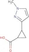 2-(1-Methyl-1H-pyrazol-3-yl)cyclopropane-1-carboxylic acid