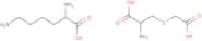 (R)-2-Amino-3-((carboxymethyl)thio)propanoic acid compound with (S)-2, 6-diaminohexanoic acid (1:1)