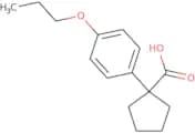 1-(4-Propoxyphenyl)cyclopentanecarboxylic acid