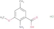 2-Amino-3-methoxy-5-methylbenzoic acid hydrochloride