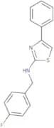 N-[(4-Fluorophenyl)methyl]-4-phenyl-1,3-thiazol-2-amine