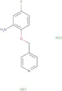 5-Fluoro-2-[(pyridin-4-yl)methoxy]aniline dihydrochloride