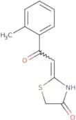 2-[2-(2-Methylphenyl)-2-oxoethylidene]-1,3-thiazolidin-4-one