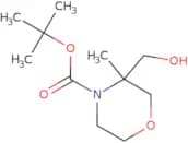 tert-Butyl 3-(hydroxymethyl)-3-methylmorpholine-4-carboxylate