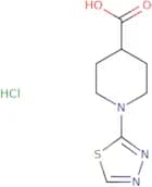 1-(1,3,4-Thiadiazol-2-yl)piperidine-4-carboxylic acid hydrochloride