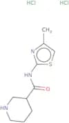 N-(4-Methyl-1,3-thiazol-2-yl)piperidine-3-carboxamide dihydrochloride