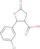 2-(3-Chlorophenyl)-5-oxotetrahydrofuran-3-carboxylic acid