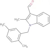 1-[(2,5-Dimethylphenyl)methyl]-2-methyl-1H-indole-3-carbaldehyde