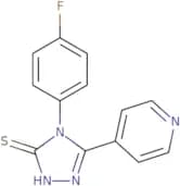 4-(4-Fluorophenyl)-5-(pyridin-4-yl)-4H-1,2,4-triazole-3-thiol