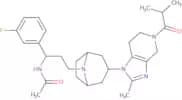 N-[(1S)-1-(3-Fluorophenyl)-3-[(1R,5S)-3-[2-methyl-5-(2-methylpropanoyl)-6,7-dihydro-4H-imidazo[4,5…